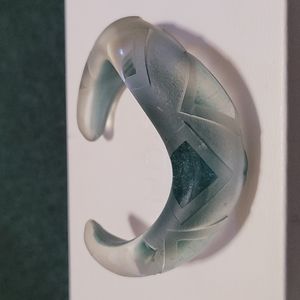 Glass bracelet... Teal